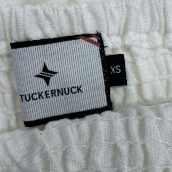 Tuckernuck Dress Puff Sleeve Linen Annie Smocked Mini Size XS - Picture 5 of 7